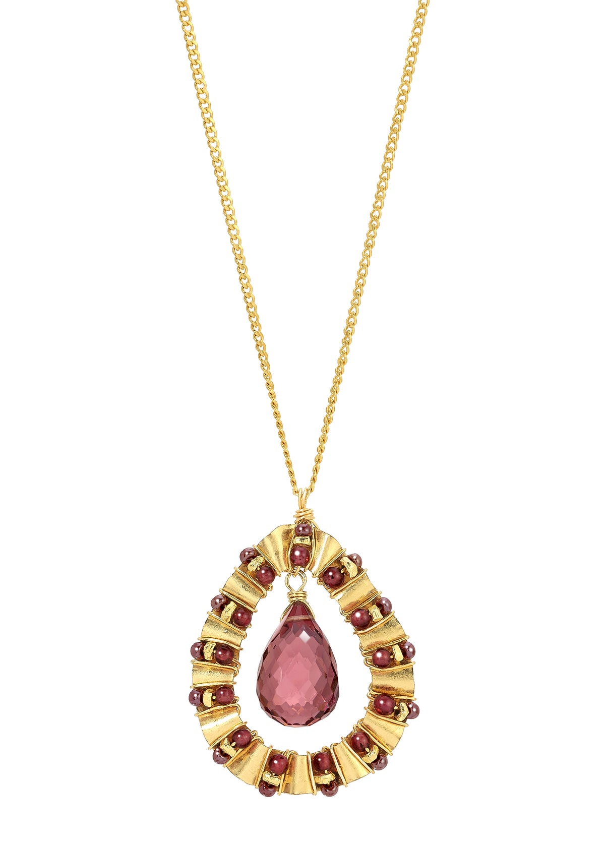 PLUM PORTRAIT NECKLACE